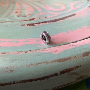 Pandora Sterling Silver Purple Spacer Charm